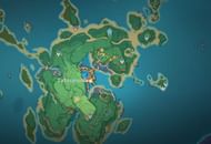 The two locations, as shown on the map (Image via miHoYo)